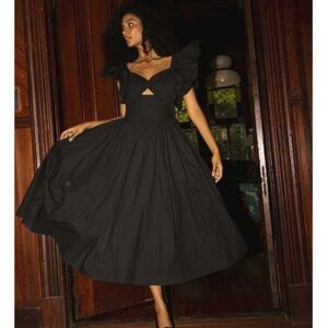 Cleobella Piper Black Midi Dress